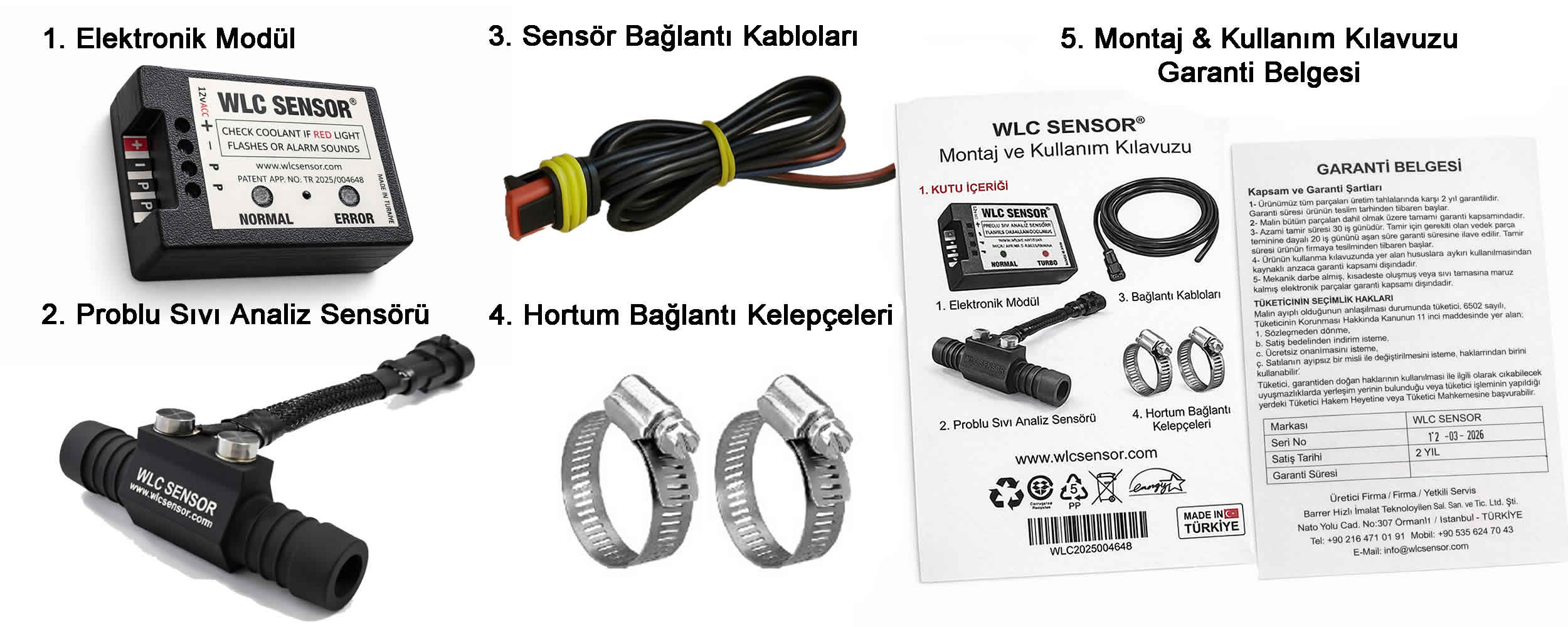 wlc sensor kutu içeriği