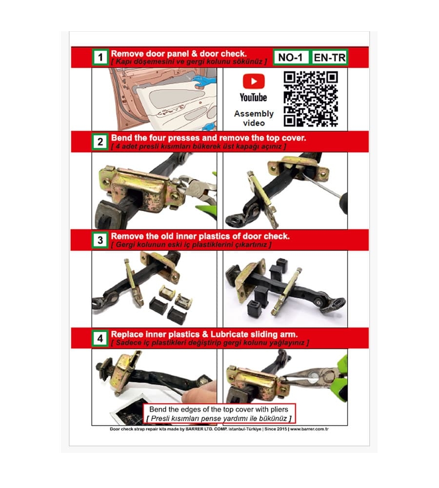 Opel%20FRONTERA%20A%20(I)%205MWL4%20Kapı%20Gergi%20Kolu%20(Limitör)%20Tamir%20Kiti%201991-1998