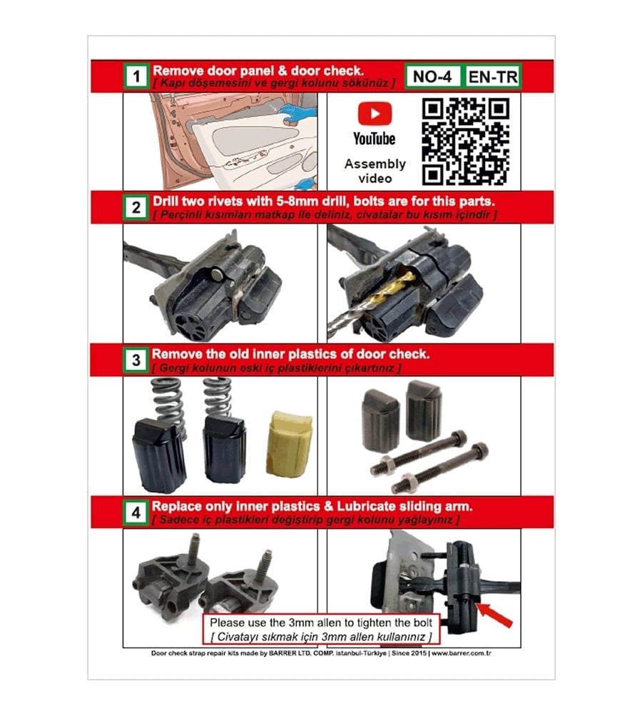 Opel%20Grandland%20X%20Kapı%20Gergi%20Kolu%20(Limitör)%20Tamir%20Kiti%202017-2022