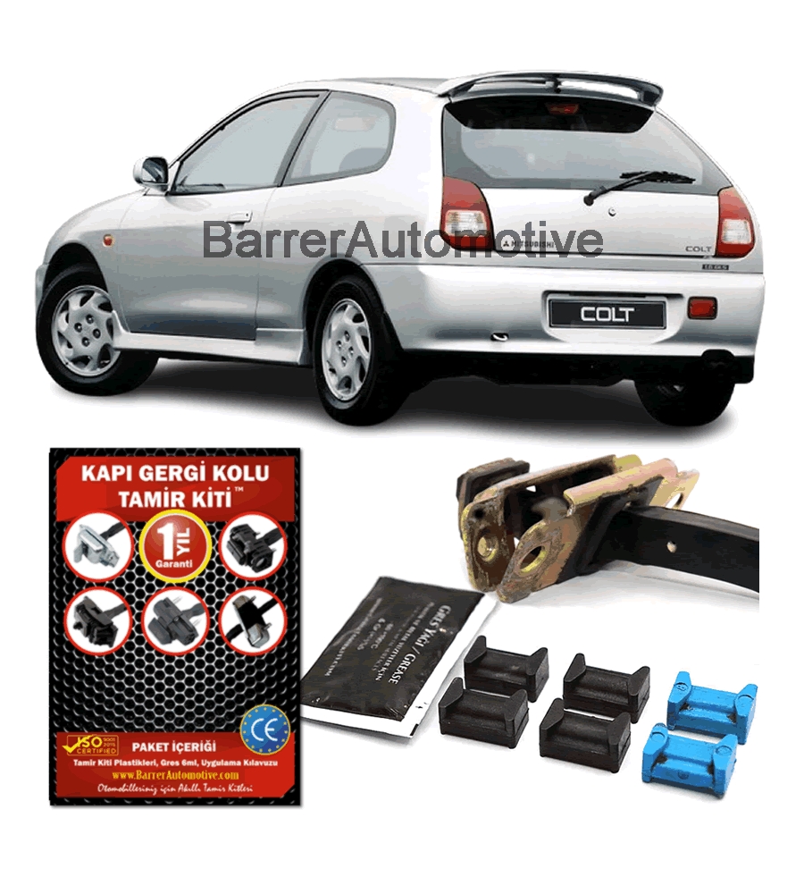 Mitsubishi%20COLT%20(I)%20Kapı%20Gergi%20Kolu%20(Limitör)%20Tamir%20Kiti%201988-1999