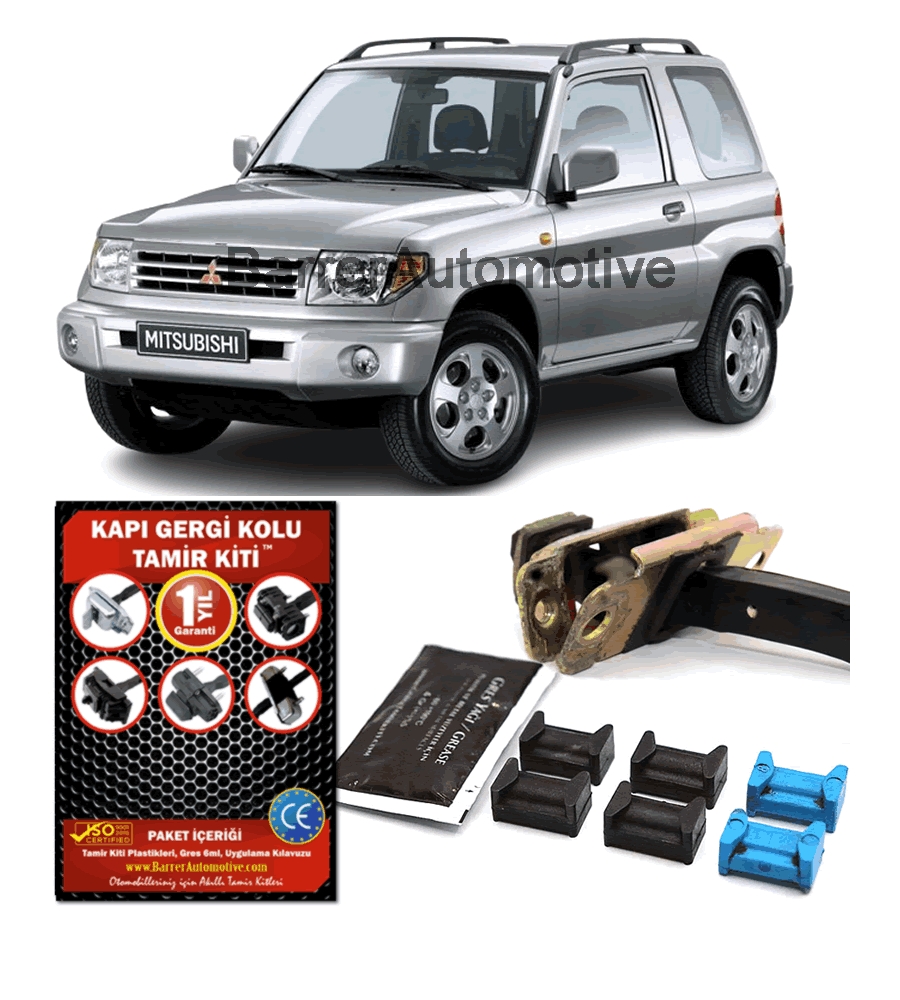 Mitsubishi%20PAJERO%20PININ%20H61%20Kapı%20/%20Bagaj%20Gergi%20Kolu%20(Limitör)%20Tamir%20Kiti%201998-2007