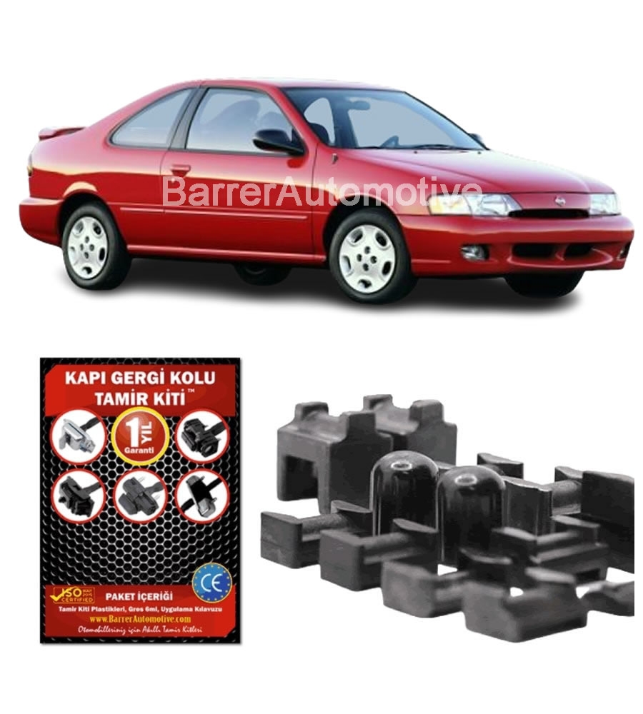 Nissan%20200SX%20B14%20Kapı%20Gergi%20Kolu%20(Limitör)%20Tamir%20Kiti%201995-1998