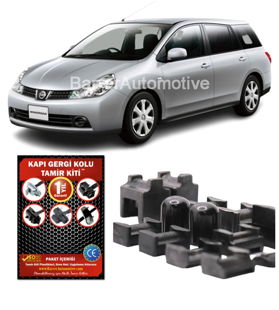 Nissan%20WINGROAD%20(II)%20Y11%20Kapı%20Gergi%20Kolu%20(Limitör)%20Tamir%20Kiti%201999-2005