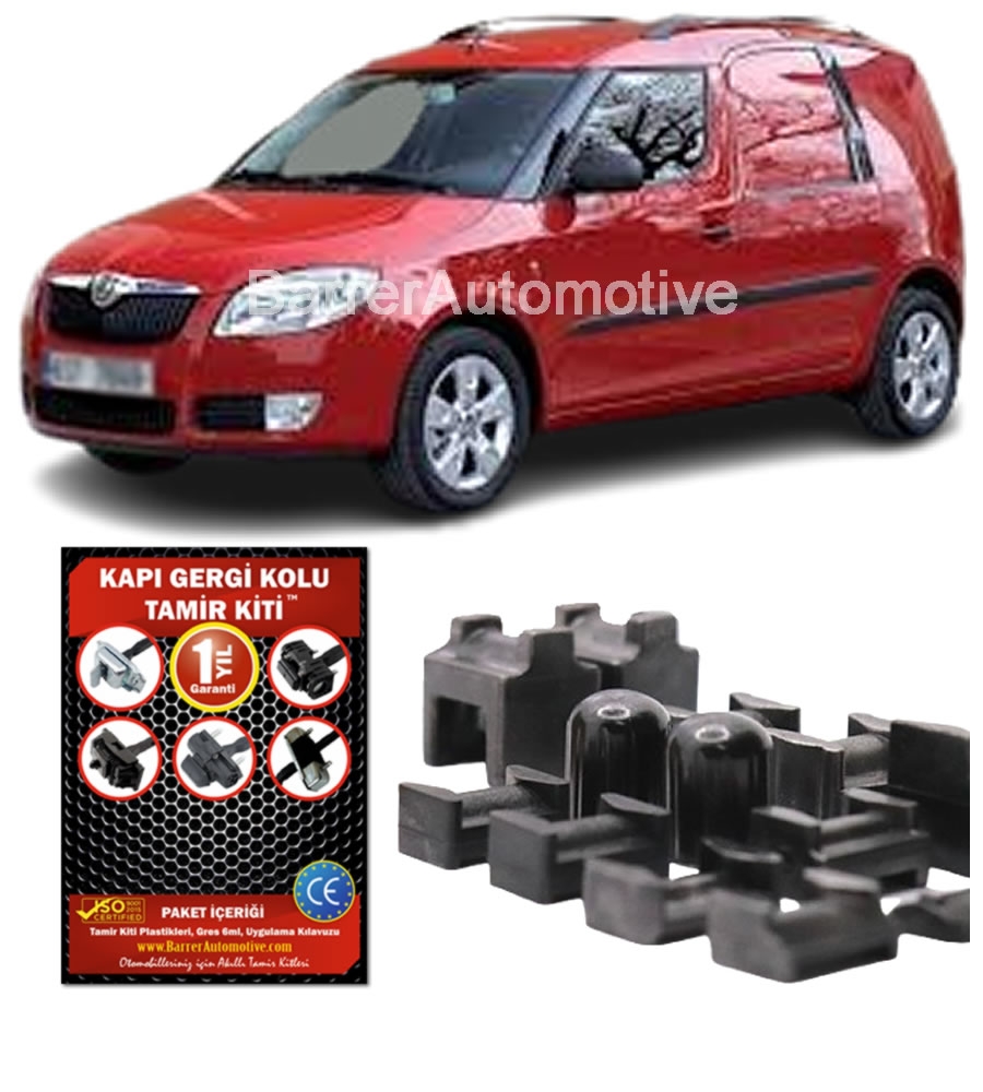 Skoda%20Praktik%20(I)%20Kapı%20Gergi%20Kolu%20(Limitör)%20Tamir%20Kiti%202007-2010