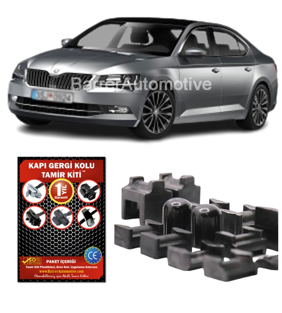 Skoda%20SUPERB%20(III)%20B8%203V%20Kapı%20Gergi%20Kolu%20(Limitör)%20Tamir%20Kiti%202015-2018
