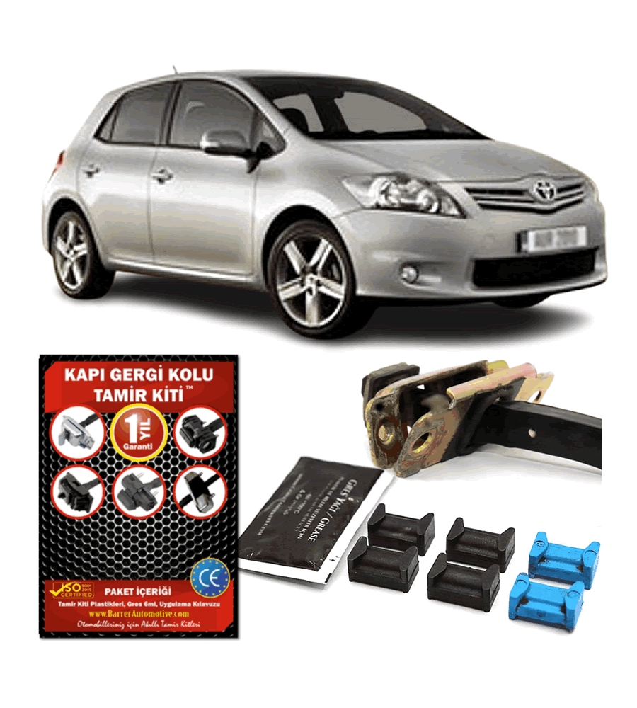 Toyota%20Auris%20E150%20Kapı%20Gergi%20Kolu%20(Limitör)%20Tamir%20Kiti%202006-2012
