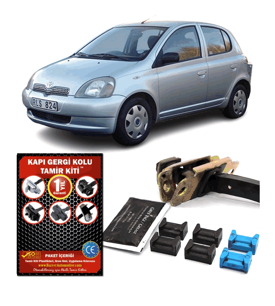 Toyota%20Yaris%20Kapı%20Gergi%20Kolu%20(Limitör)%20Tamir%20Kiti%201999-2003